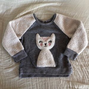 ✨$3: CAT & JACK • Cat Sweater (2T)